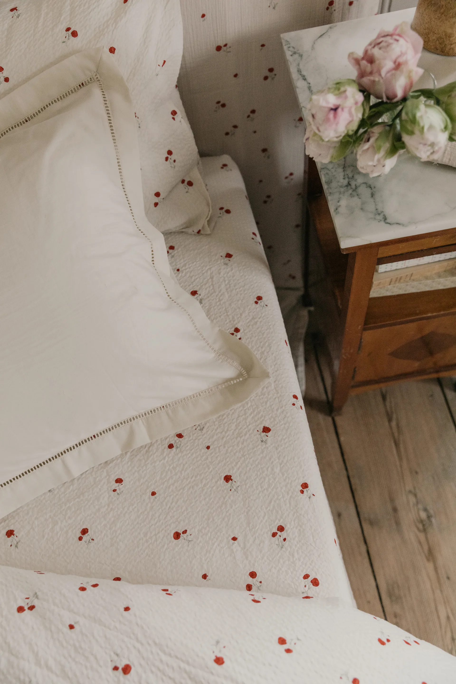 Pearl Ladder Lace pillowcase, 50x60 cm Garbo&Friends