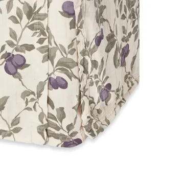 Plum Muslin bed skirt - 180x200x53 cm - Garbo&Friends