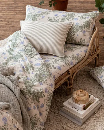 Plumbago Muslin duvet cover - 150x210 cm - Garbo&Friends