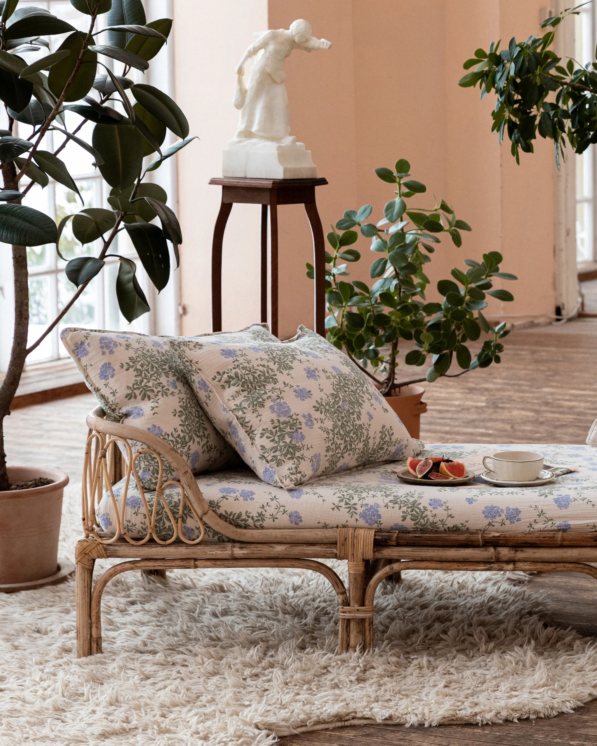 Plumbago Muslin pillowcase, 50x60 cm Garbo&Friends