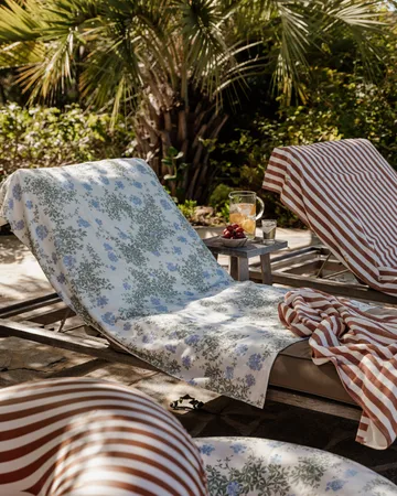 Plumbago Terry bath towel - 70x140 cm - Garbo&Friends