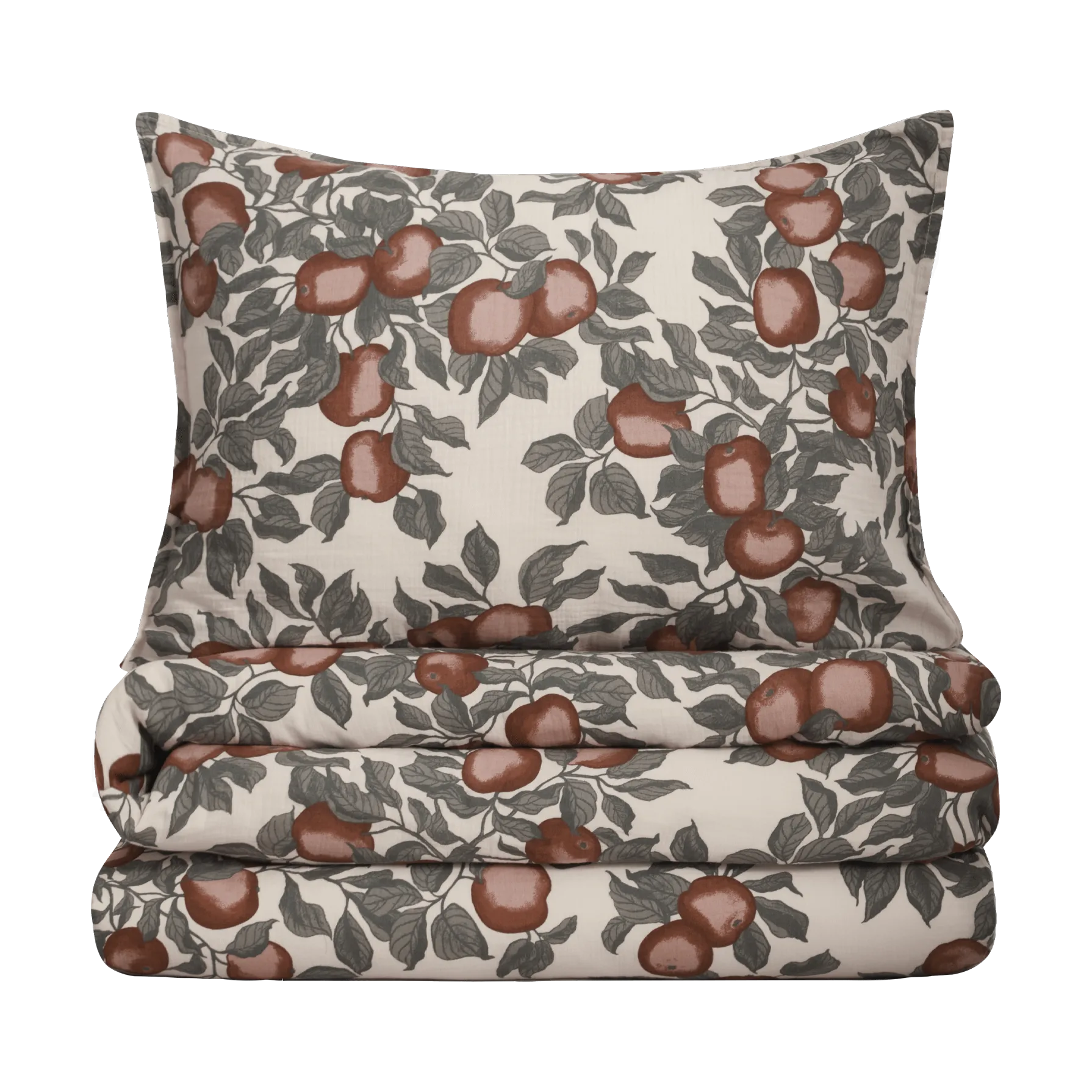 Pomme Muslin bed set, 140x200 cm/50x70 cm Garbo&Friends
