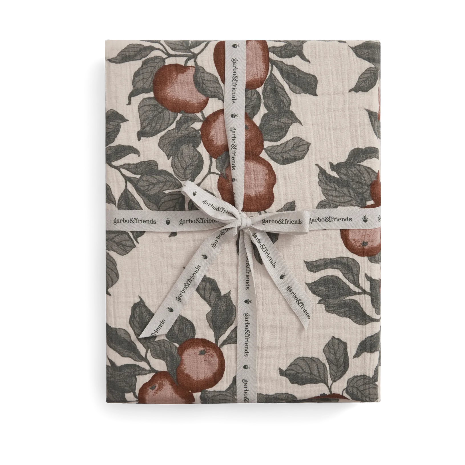Pomme Muslin fitted sheet, 90x200x30 cm Garbo&Friends