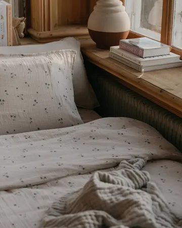 Viola Muslin duvet cover - 140x200 cm - Garbo&Friends