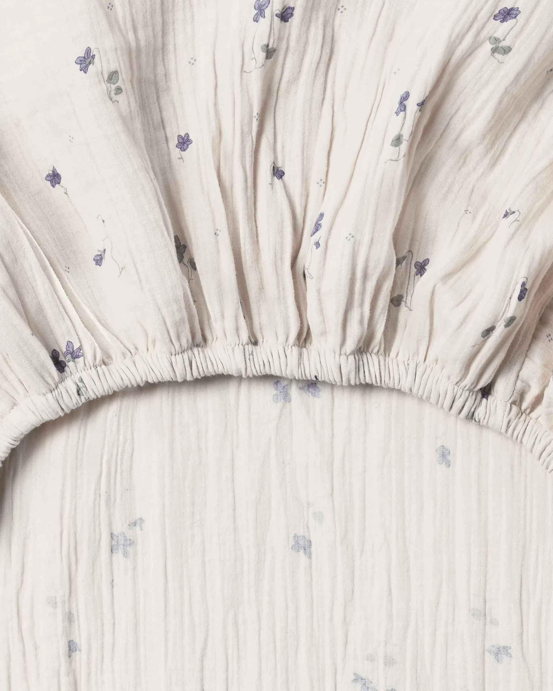 Viola Muslin fitted sheet, 90x200x30 cm Garbo&Friends