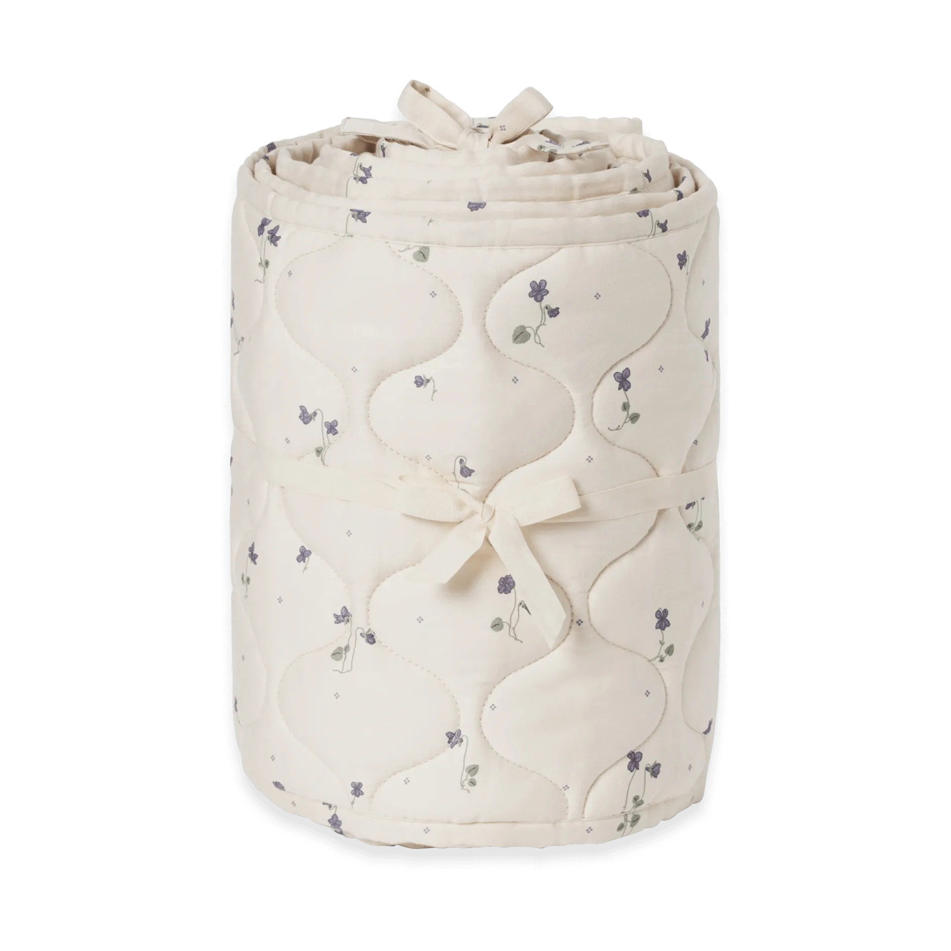 Viola Satin quilted crib bumper, 30x360 cm Garbo&Friends