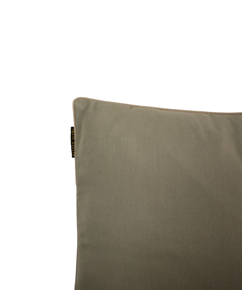 Garden Glory cushion, Eucalyptus green with beige edge 50x70 cm Garden Glory