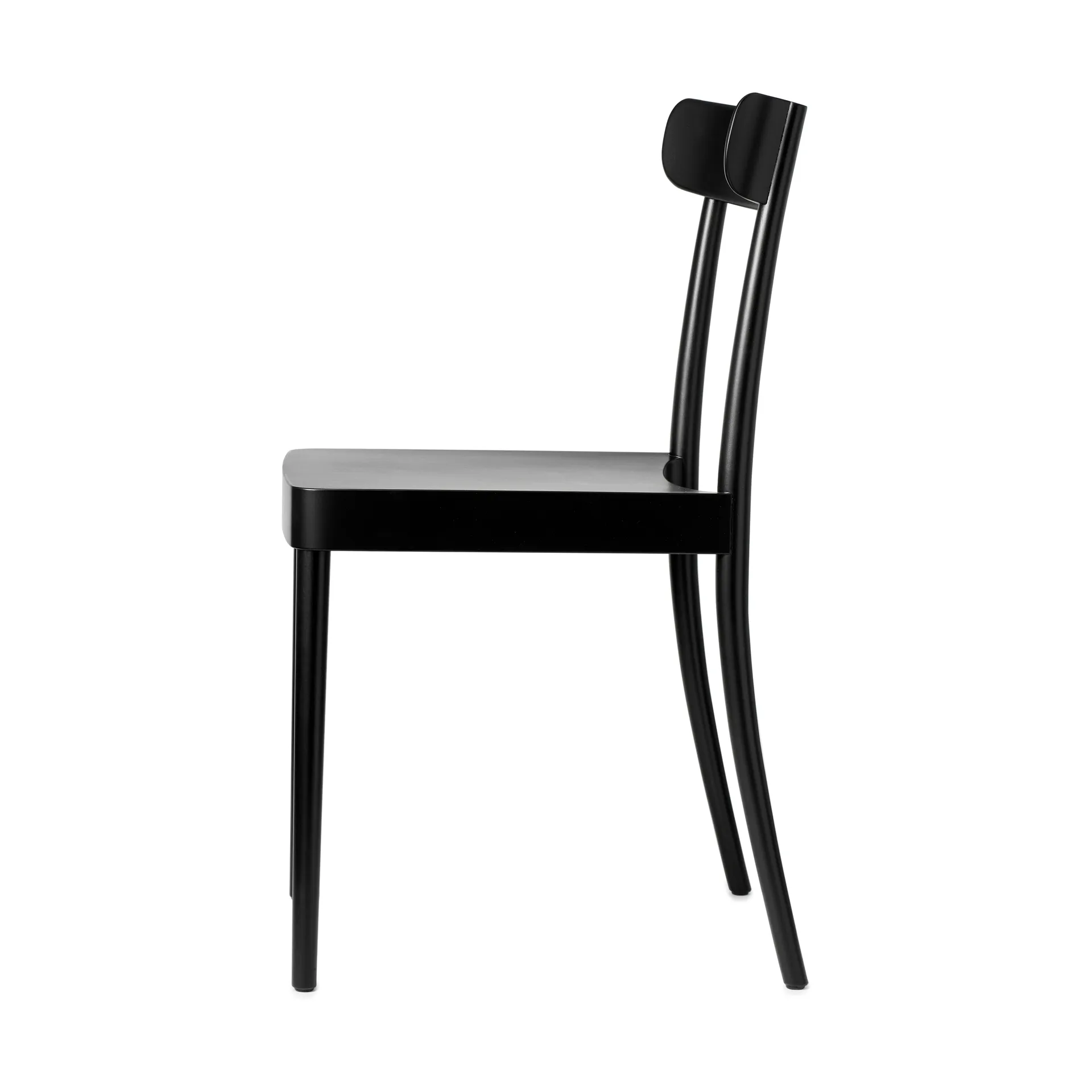 Petite chair, Veneered seat black Gärsnäs