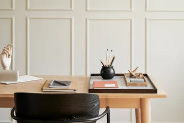 Frame tray large 35.5x50.6 cm - Smoked oak-Grey - Gejst