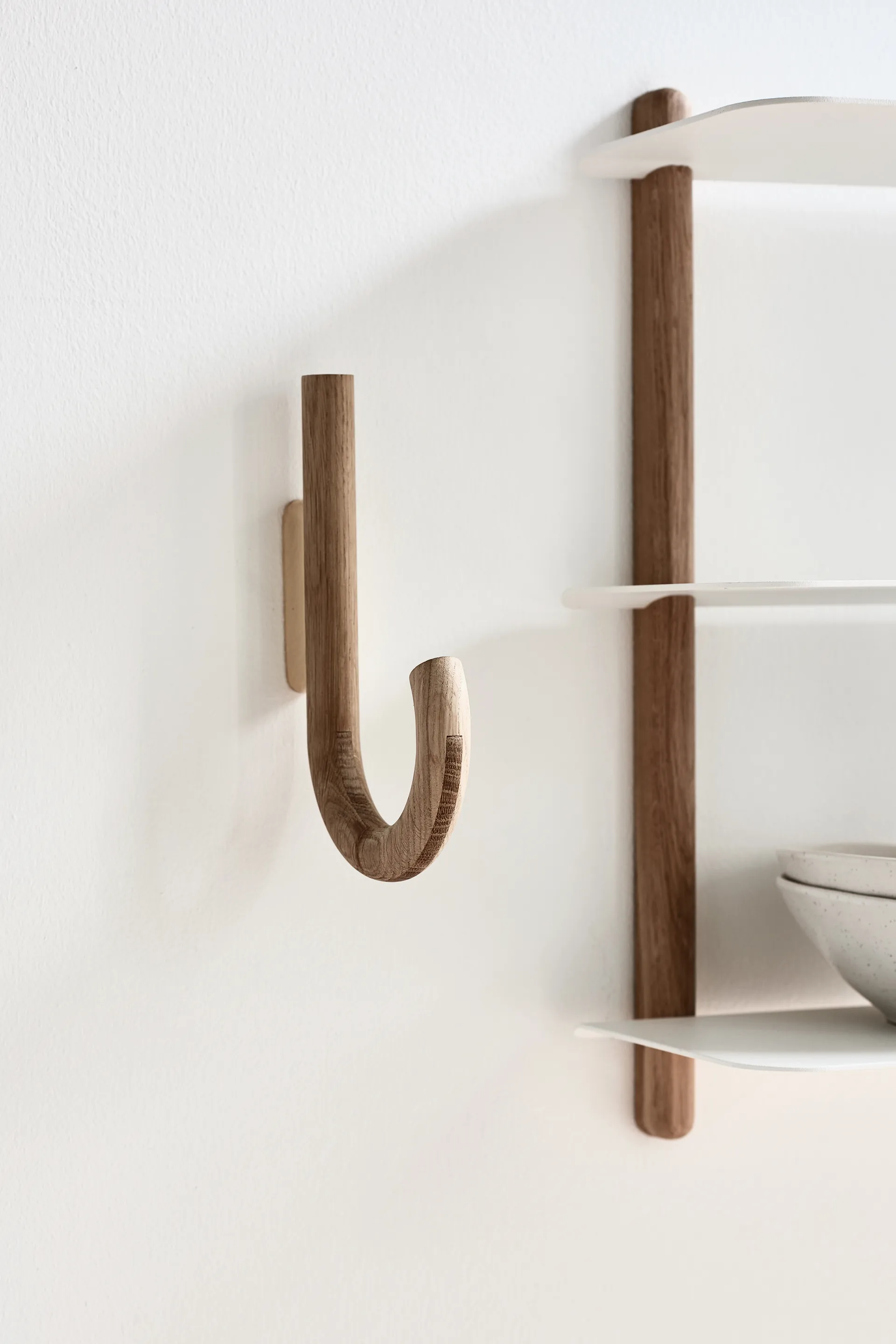 Hook hook 19 cm, Oak-brass Gejst