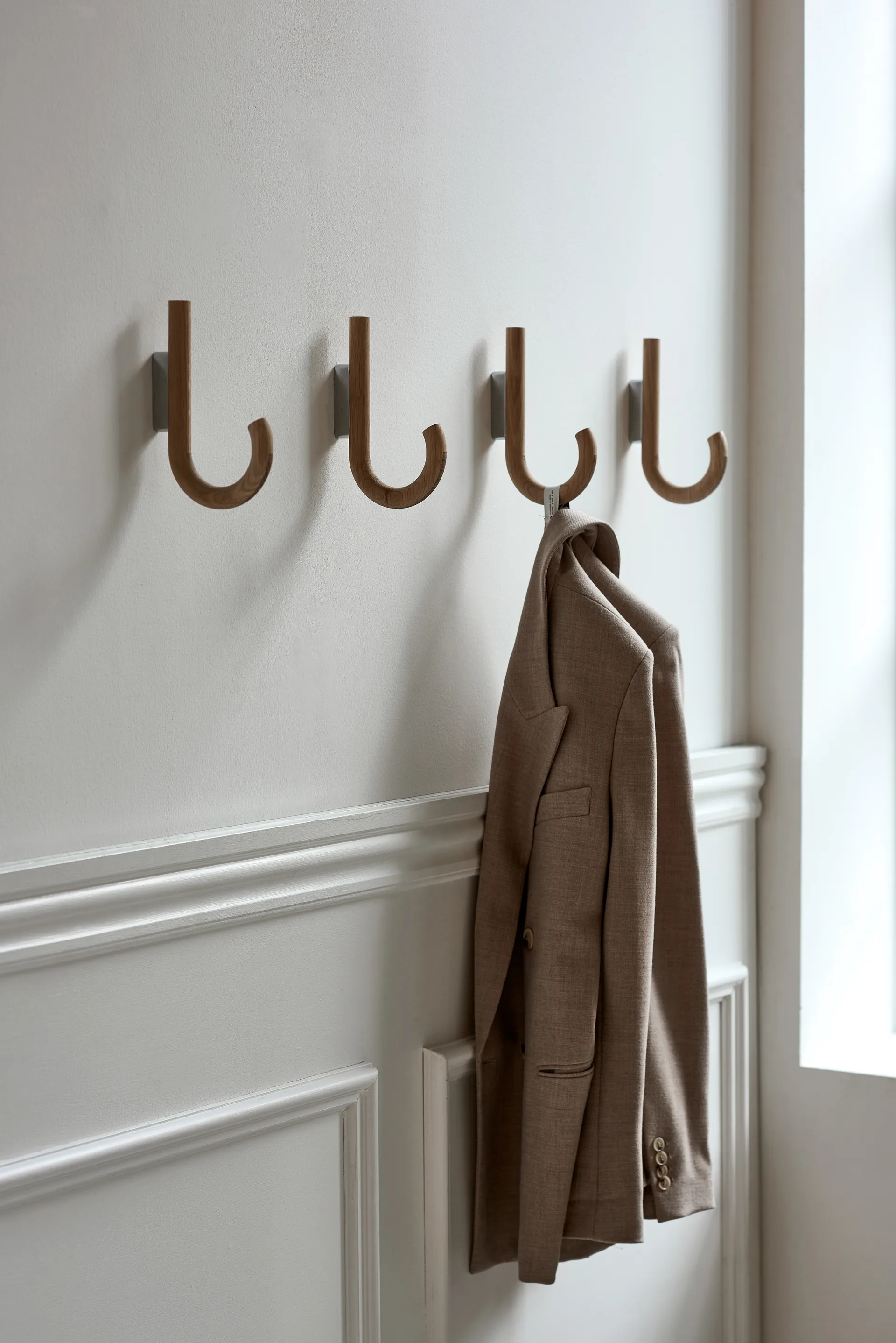 Hook hook 19 cm, Oak-chrome Gejst