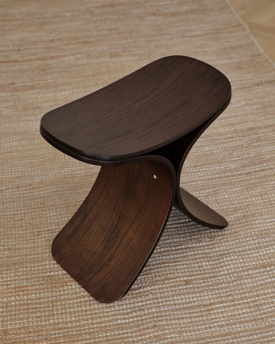 Luno stool 48x28x72 cm, Dark oak Gejst