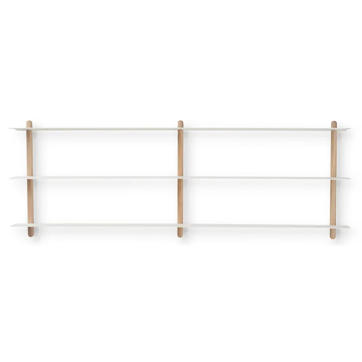 Nivo shelf D - Light oak-white - Gejst