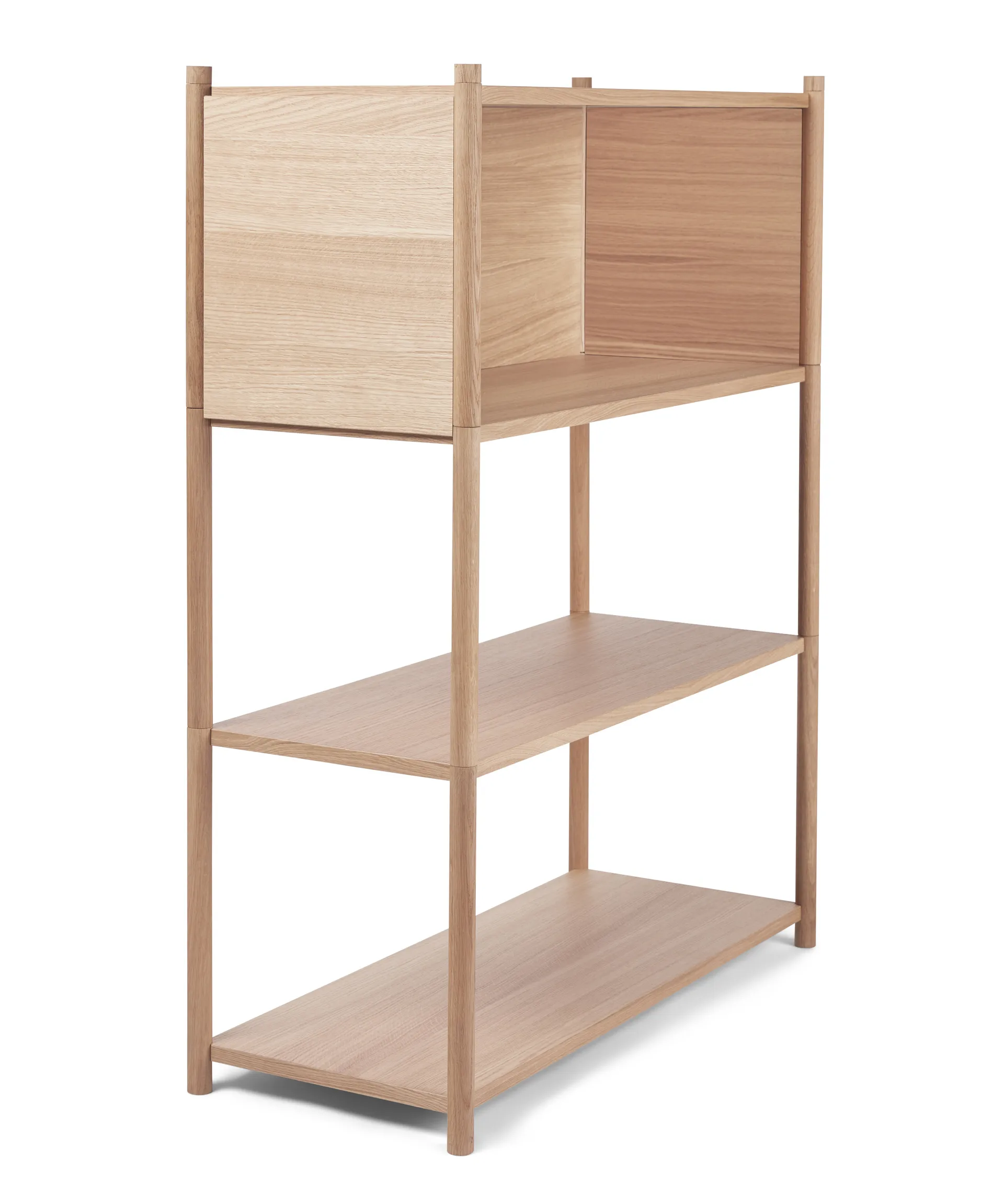 Sceene bookcase B, Light oak Gejst