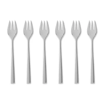 Fuga cake fork 6-pack - Stainless steel - Gense