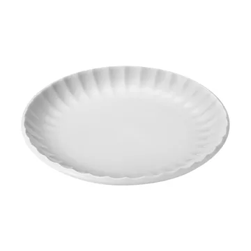 Bernadotte coupe plate - White, Ø16.5 cm - Georg Jensen
