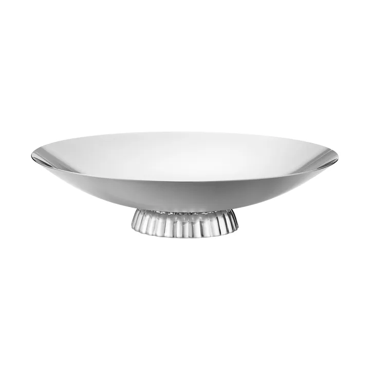 Bernadotte low serving dish - Stainless steel, Ø34 cm - Georg Jensen