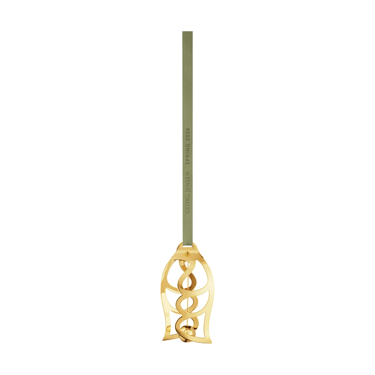 Georg Jensen Easter pendant, Tulip, 18K gold-plated, 2026 Georg Jensen