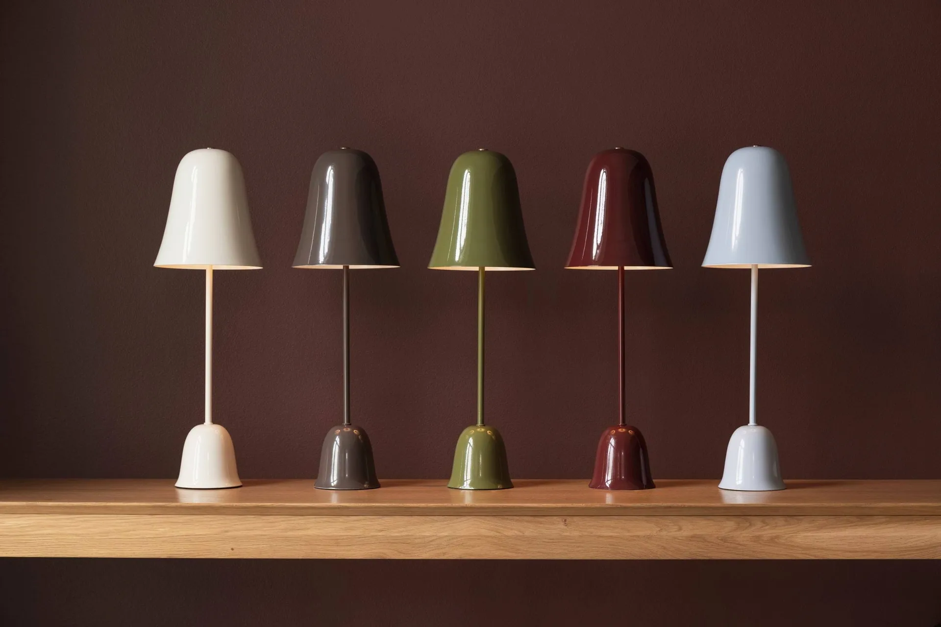 Blåklockan table lamp, Wine red (red), Ø16xH50 cm Globen Lighting