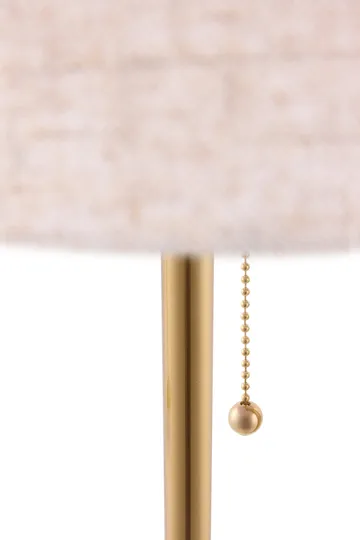 Gino floor lamp - Beige travertine - Globen Lighting