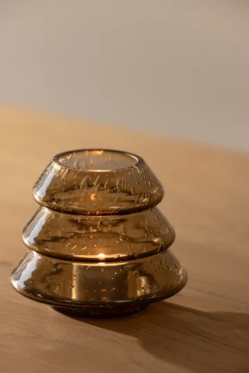 Gran 12 tealight holders - Brown - Globen Lighting