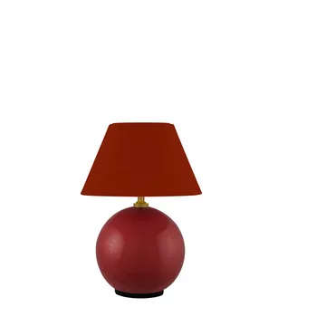Iris 16 portable table lamp - Burgundy - Globen Lighting