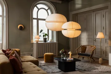 Mela lampshade - Beige, Ø80 cm - Globen Lighting