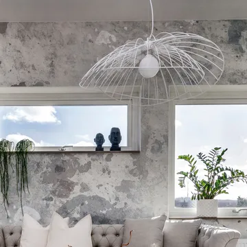 Ray ceiling lamp Ø70 cm - white - Globen Lighting