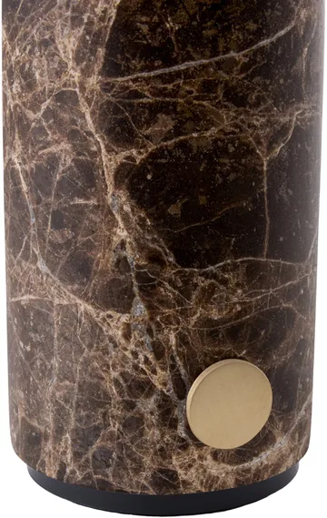 Torrano portable table lamp - Brown marble, 27,5 cm - Globen Lighting