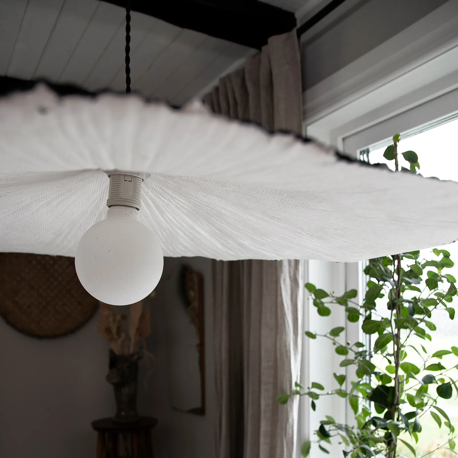 Tropez pendant lamp 82 cm, Black Globen Lighting