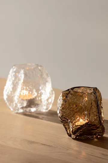 Valerie 12 tealight holders - Brown - Globen Lighting