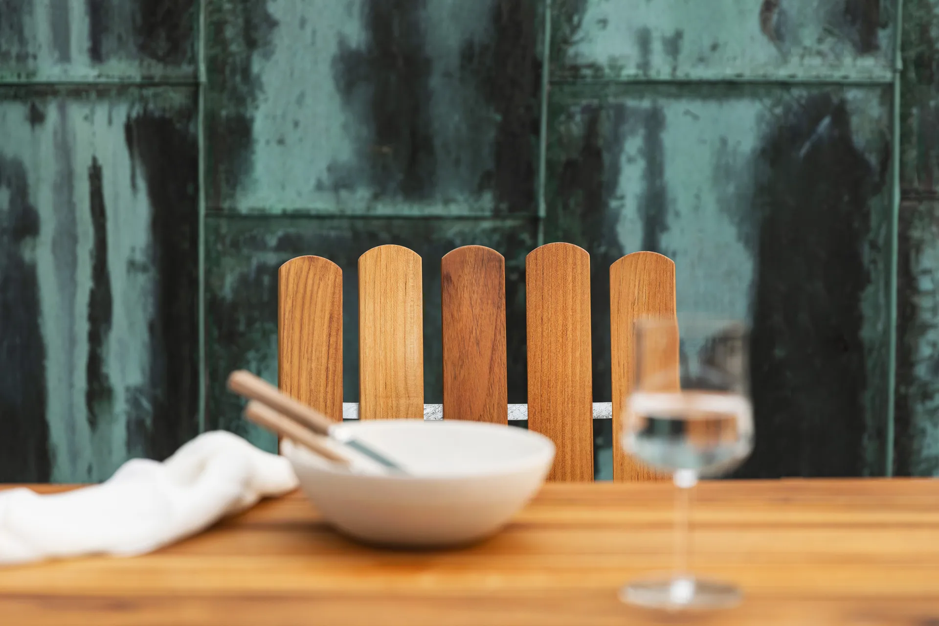 Grythyttan dining set teak B31 170cm + 6pcs A2 Grythyttan Stålmöbler
