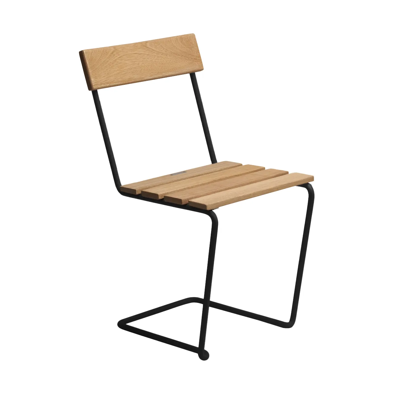 Stol 1 chair, Oiled oak-black Grythyttan Stålmöbler