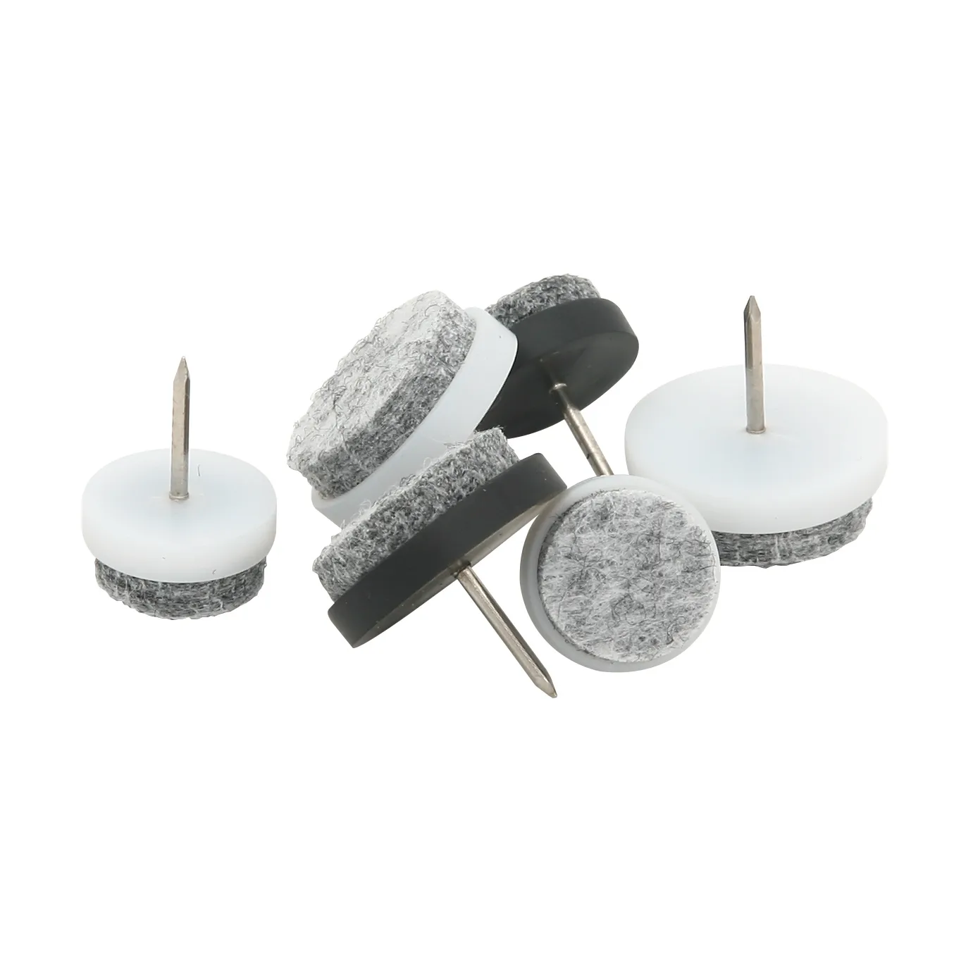 Guardian furniture pad with nail Ø20 mm 8-pack., White Guardian