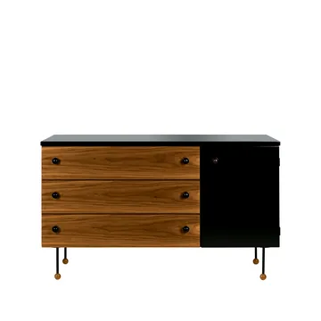 62 Dresser - American walnut, 3 drawers - GUBI