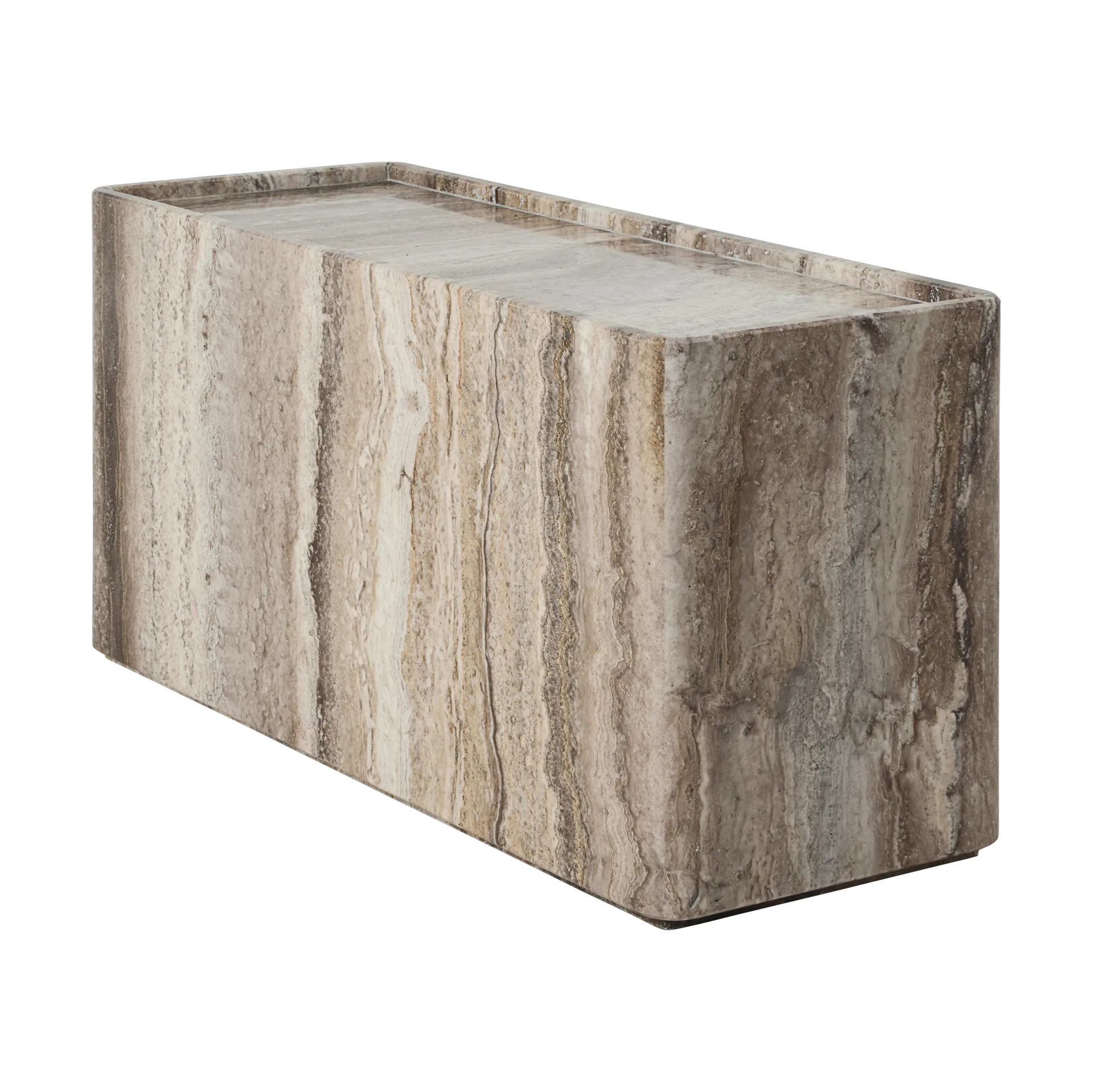 Pietra side table 30x80x40 cm, Lively sepia GUBI