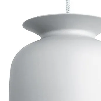 Ronde pendant small, matte white GUBI