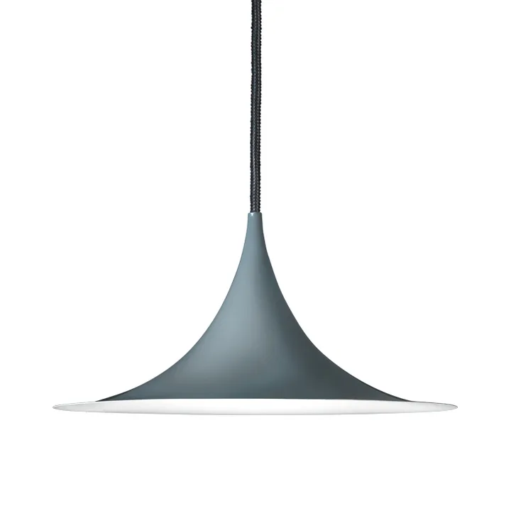 Semi pendant light Ø47 cm - Antracite grey glossy - GUBI