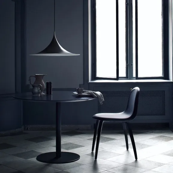 Semi pendant light Ø47 cm, Black semi matt GUBI