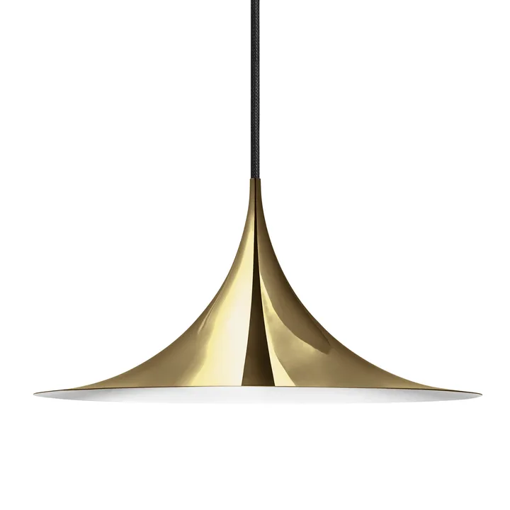 Semi pendant light Ø47 cm - Polished brass - GUBI