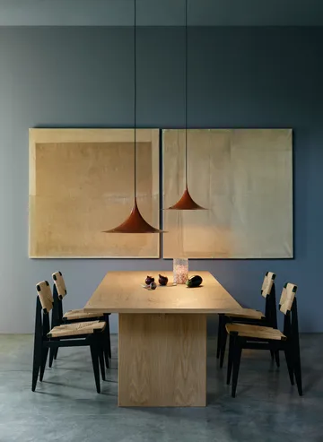 Semi pendant light Ø47 cm - Roasted pumpkin glossy - GUBI