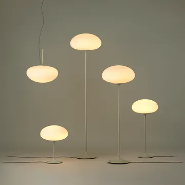 Stemlite floor lamp - Pebble grey, h.110 cm - GUBI