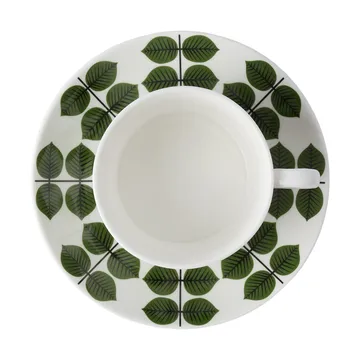 Berså teacup with saucer 35 cl - Green - Gustafsbergs Porslinsfabrik
