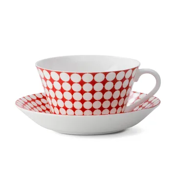 Eva tea set - tea cup + saucer - Gustafsbergs Porslinsfabrik