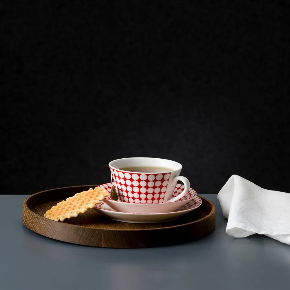 Eva tea set, tea cup + saucer Gustafsbergs Porslinsfabrik