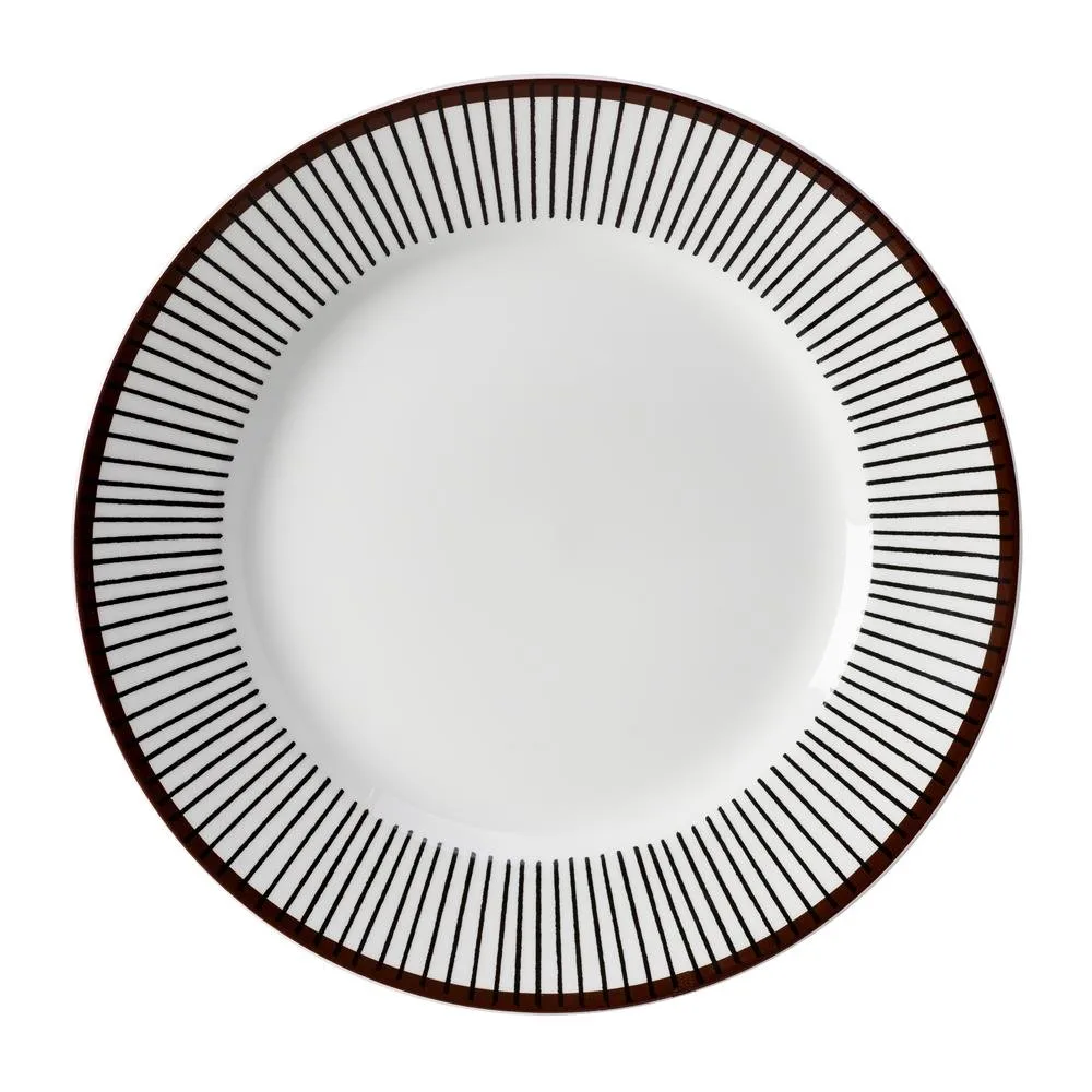 Ribb plate, Ø 28 cm Gustafsbergs Porslinsfabrik