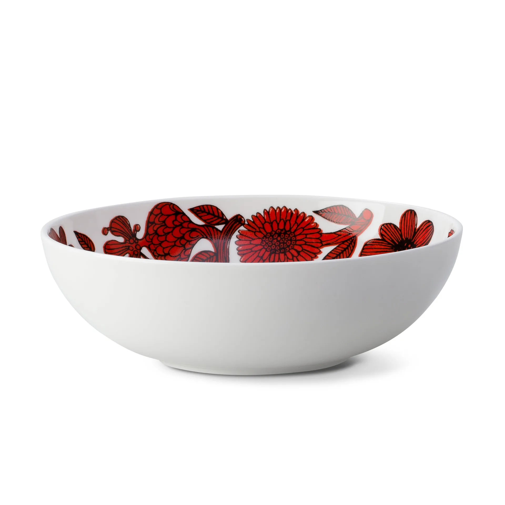 Röd Aster bowl, Ø 17 cm Gustafsbergs Porslinsfabrik