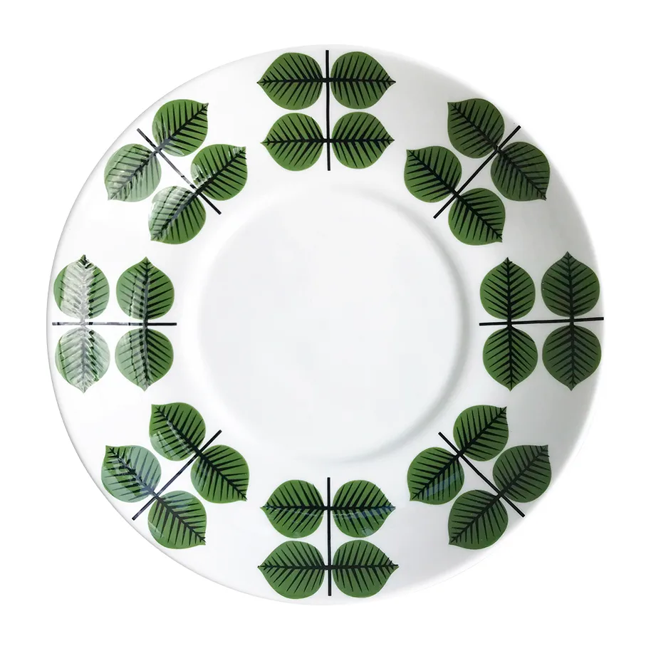Berså tesaucer Ø17cm, Green Gustavsbergs Porslinsfabrik