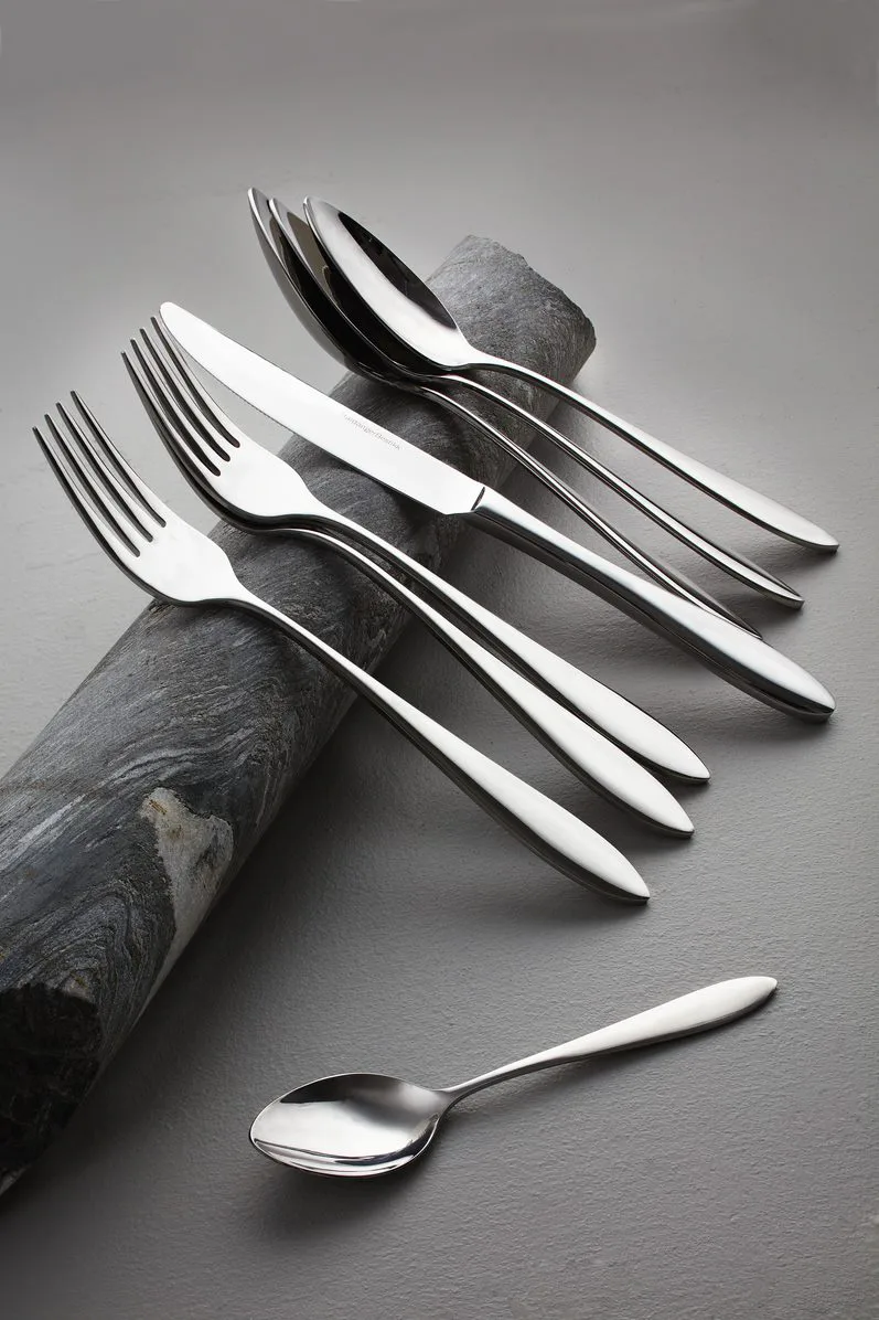 Fjord serving set 5 pieces, Stainless steel Hardanger Bestikk