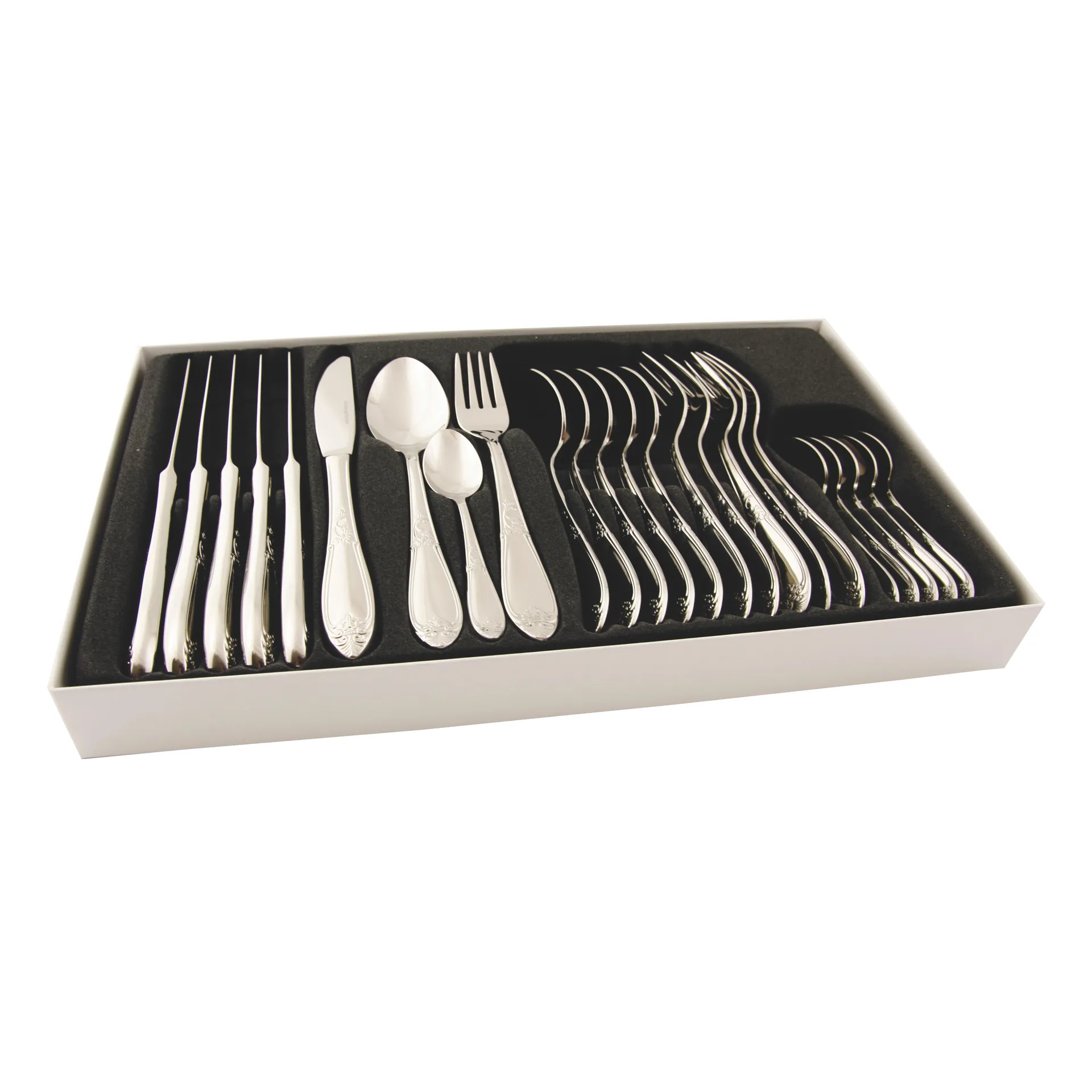 Nina cutlery 24 pieces, Stainless steel Hardanger Bestikk Nina cutlery 24 pieces, Stainless steel Hardanger Bestikk